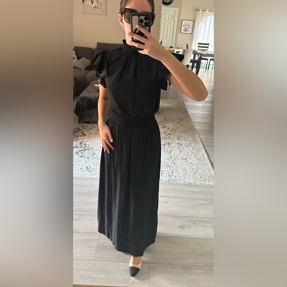 1 State - black maxi dress - Picture 1 of 4